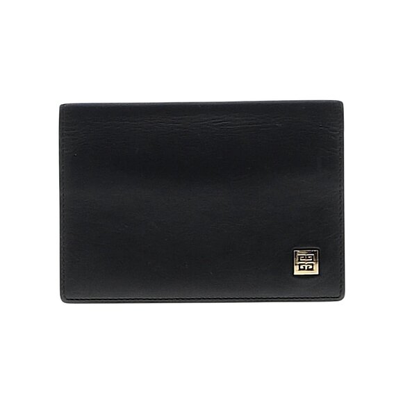 Givenchy Black Leather Card Holder Wallet - Picture 1 of 13